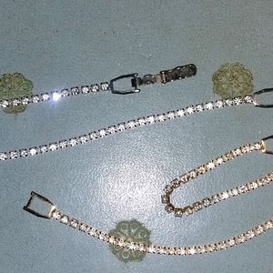 Vintage rhinestone bracelets